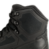 Close-up of the Condor Brigade 6" Tactical Boots (Black), highlighting detailed stitching, metal eyelets, textured fabric panels, and padded ankle support.