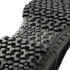Close-up view of the black Brigade 8" Tactical Boots - Zip by Condor, showing a textured sole with a hexagonal tread pattern and "CONDOR" embossed in the center.