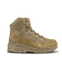 The Condor Brigade 6" Tactical Boots in Coyote Brown feature a high ankle, rugged sole, reinforced toe, and lace-up front—designed for outdoor or military use—shown on a plain white background.