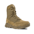 The Condor Brigade 8" Tactical Boots - AR670 feature a tan color, reinforced toe, rugged sole, and lace-up design, displayed against a plain white background.