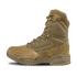 The Condor Brigade 8" Tactical Boots - AR670 feature a tan color, high ankle support, rugged sole, and lace-up front, shown against a plain white background.
