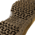 Close-up view of the Condor Brigade 8" Tactical Boots - AR670 outsole, featuring a brown finish and detailed hexagonal tread; "CONDOR" is visible on the sole.