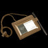 The Condor Vault Tri-Fold Wallet is a tan nylon ID holder with a clear card window, attached neck lanyard, and elastic pen loop. Perfect for law enforcement or military professionals.