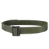 The Condor BDU Belt in olive green features durable woven nylon and a black metal buckle, perfect for bushcraft adventures.