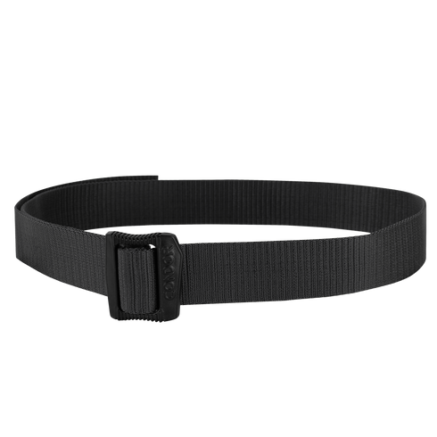 The Condor BDU Belt | GIFT is a black nylon EDC belt featuring a rectangular black buckle, shown on a white background.