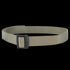 The Condor BDU Belt is a gray nylon web belt with a black rectangular metal buckle, displayed in a circular arrangement, ideal for law enforcement or military use.