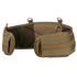 The Condor Battle Belt Gen II features a tan color, padded mesh backing, multiple attachment loops, and MOLLE webbing for modular gear attachment.