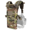 The Condor Hydro Harness Integration Kit in Scorpion OCP features adjustable straps, multiple pouches, and a mesh inner lining. The camouflage-patterned harness is displayed on a white background.