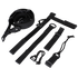 The Condor 3-Point Sling, a black adjustable nylon strap with buckles and loops, is perfect for EDC or organizing gear at the shooting range. Displayed on a white background.