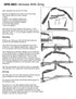 Instruction sheet for the Condor 3-Point Sling with labeled components, assembly steps, and usage instructions using photos and diagrams—perfect for bushcraft, shooting range sessions, or law enforcement professionals.