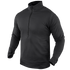 The Condor Base II Zip Pullover is a black long-sleeve top with a quarter-zip front and high collar, shown on a plain background.