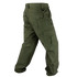 The Condor Sentinel Tactical Pants in olive green, featuring multiple pockets, are shown from the back against a plain white background.