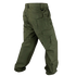 The Condor Sentinel Tactical Pants in olive green, featuring multiple pockets, are shown from the back against a plain white background.