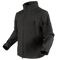 The Condor Summit Zero Softshell Jacket is a black zip-up jacket with multiple zippered pockets on the chest, sleeves, and arms, displayed on a plain background.
