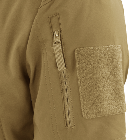 image of a patch panel on a tactical softshell jacket