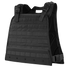 The Condor Compact Plate Carrier is shown facing forward in black, featuring adjustable shoulder straps, front MOLLE webbing, and a side buckle closure—perfect for law enforcement or range days.
