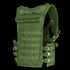 The Condor Modular Chest Set - Scorpion OCP is a tactical green vest with adjustable straps, multiple buckles, and MOLLE webbing for gear attachment, displayed on a white background.