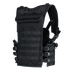The Condor Modular Chest Set is a black tactical vest with adjustable straps and multiple rows of MOLLE webbing, ideal for military use or as EDC gear, designed to carry essential equipment and accessories.