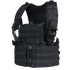 The Condor Modular Chest Set is a black tactical vest with adjustable shoulder straps, front buckles, and multiple webbing loops for attaching bushcraft or EDC gear.