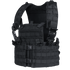The Condor Modular Chest Set is a black tactical vest with adjustable shoulder straps, front buckles, and multiple webbing loops for attaching bushcraft or EDC gear.