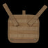 The Condor Modular Chest Set features a tan, MOLLE-compatible pouch panel with horizontal webbing, two adjustable straps, and grommets—perfect for bushcraft or first responders. Shown isolated on a white background.