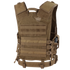 The Condor Cross Draw Vest features a tan design with MOLLE webbing, adjustable shoulder straps, mesh back panel, and multiple attachment points—ideal for law enforcement or shooting range use.