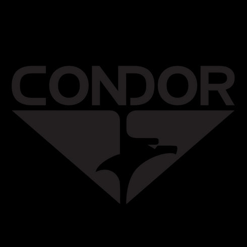 Black and white Condor logo features the word Condor above a geometric condor head in a downward-pointing triangle, representing the Utility Pouch - MultiCam by Condor.