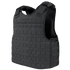 The Condor Defender Plate Carrier features multiple rows of webbing for attachments, adjustable shoulder straps, and a mesh lining for ventilation.
