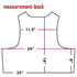 Diagram showing the back of the Condor Defender Plate Carrier with measurements: 11.5 across shoulders, 26 chest, 25 bottom width, 18 length, and 8 armhole depth.