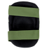The Condor Elbow Pads are black padded protectors featuring two wide green elastic straps for secure fit around the limb.