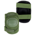 Two Condor Elbow Pads in green and black with adjustable straps, displayed front and back.