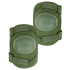 A pair of Condor Elbow Pads with hard protective outer shells, adjustable straps, and a green finish.