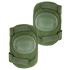 A pair of Condor Elbow Pads with hard protective outer shells, adjustable straps, and a green finish.