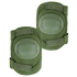 A pair of Condor Elbow Pads with hard protective outer shells, adjustable straps, and a green finish.