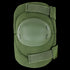 Condor Elbow Pads in olive green feature adjustable straps and a hard plastic protective shell on the front.