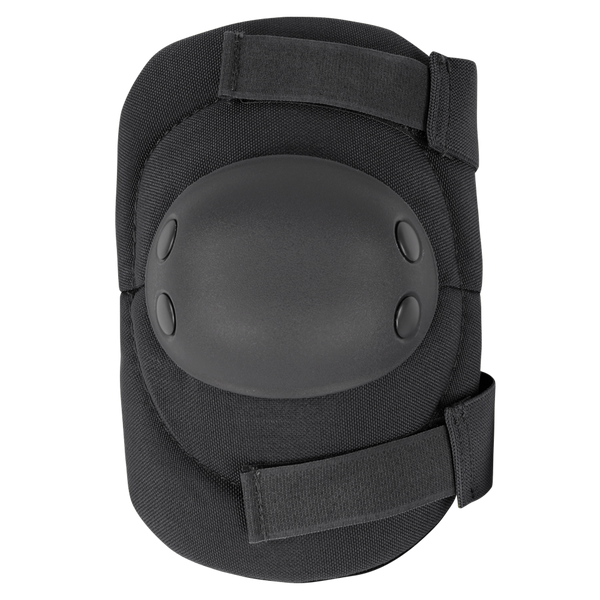 A pair of Condor Elbow Pads featuring a hard protective shell and two adjustable Velcro straps is displayed against a white background.