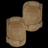 A pair of Condor Elbow Pads in tan, featuring hard plastic caps and adjustable straps.