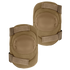 A pair of Condor Elbow Pads in tan, featuring hard plastic caps and adjustable straps.