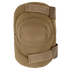 The Condor Elbow Pads feature a brown design, hard plastic shell, fabric backing, and two adjustable Velcro straps.