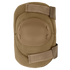 The Condor Elbow Pads feature a brown design, hard plastic shell, fabric backing, and two adjustable Velcro straps.