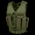 The Condor Elite Tactical Vest in Olive Drab features multiple pockets, a zippered front, adjustable straps, and a mesh back panel, offering optimal gear and equipment storage.