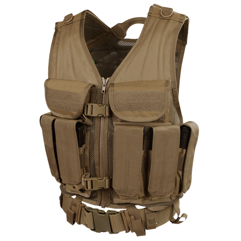 The Condor Elite Tactical Vest features multiple pouches, adjustable straps, mesh panels, and buckle closures—ideal for military use or as a versatile EDC gear-carrying solution.