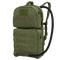 The Condor Hydration Carrier 2 in Olive Drab features two zippered compartments, MOLLE webbing, adjustable shoulder straps, and a black drinking hose.