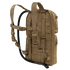 The Condor Hydration Carrier 2 is a tan tactical backpack with multiple straps, MOLLE webbing, and a side-attached hydration tube.