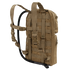 The Condor Hydration Carrier 2 is a tan tactical backpack with multiple straps, MOLLE webbing, and a side-attached hydration tube.