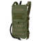 The Condor Oasis Hydration Carrier in Olive Drab features adjustable straps, MOLLE webbing, and a drinking tube attachment.