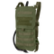 The Condor Oasis Hydration Carrier in Olive Drab features adjustable straps, MOLLE webbing, and a drinking tube attachment.