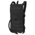 The Condor Oasis Hydration Carrier is a black tactical pack with MOLLE webbing and shoulder straps, designed to carry a water bladder and modular gear—ideal for law enforcement, EDC, range use, or field operations.