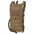 The Condor Oasis Hydration Carrier is a tan tactical pack with MOLLE webbing and a drinking hose, ideal for EDC or the range. Attach it to your gear or use as a backpack for versatile hydration on the go.