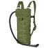 The Condor Hydration Carrier in olive green features adjustable shoulder straps, a drinking tube, and front MOLLE webbing—ideal for EDC or trips to the shooting range.